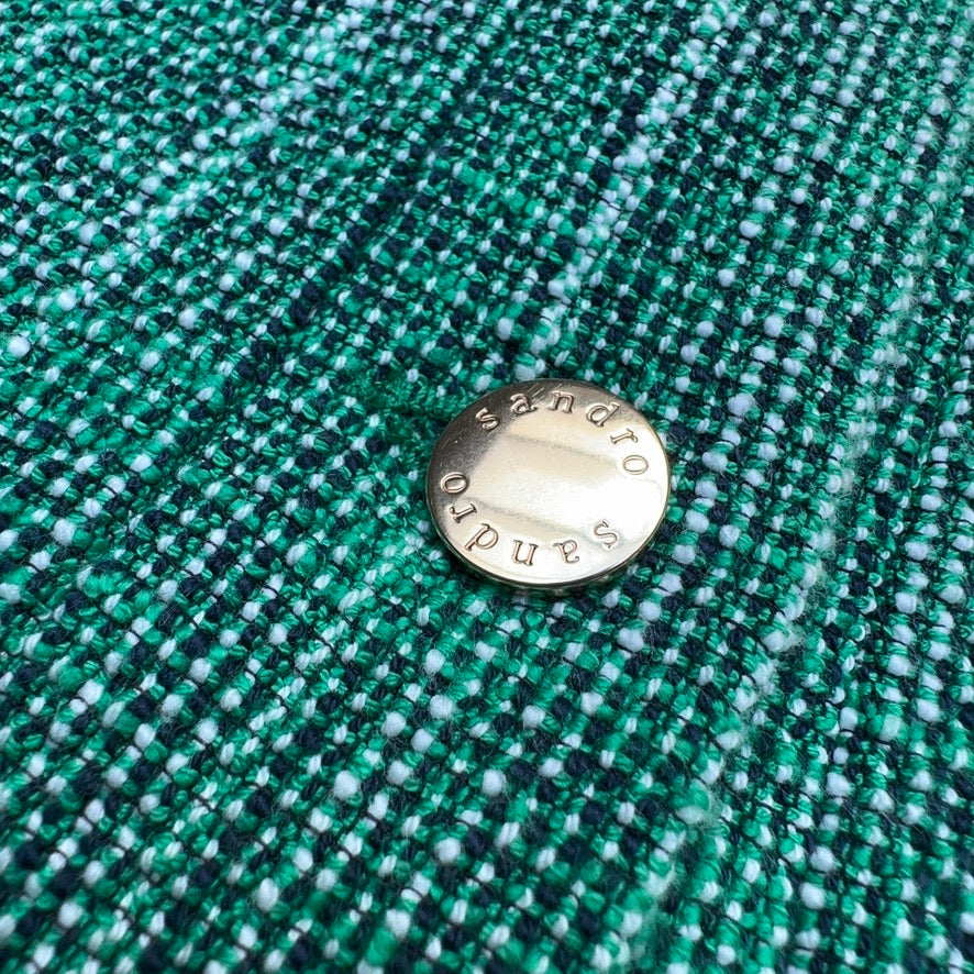 Green Tweed Blazer - S