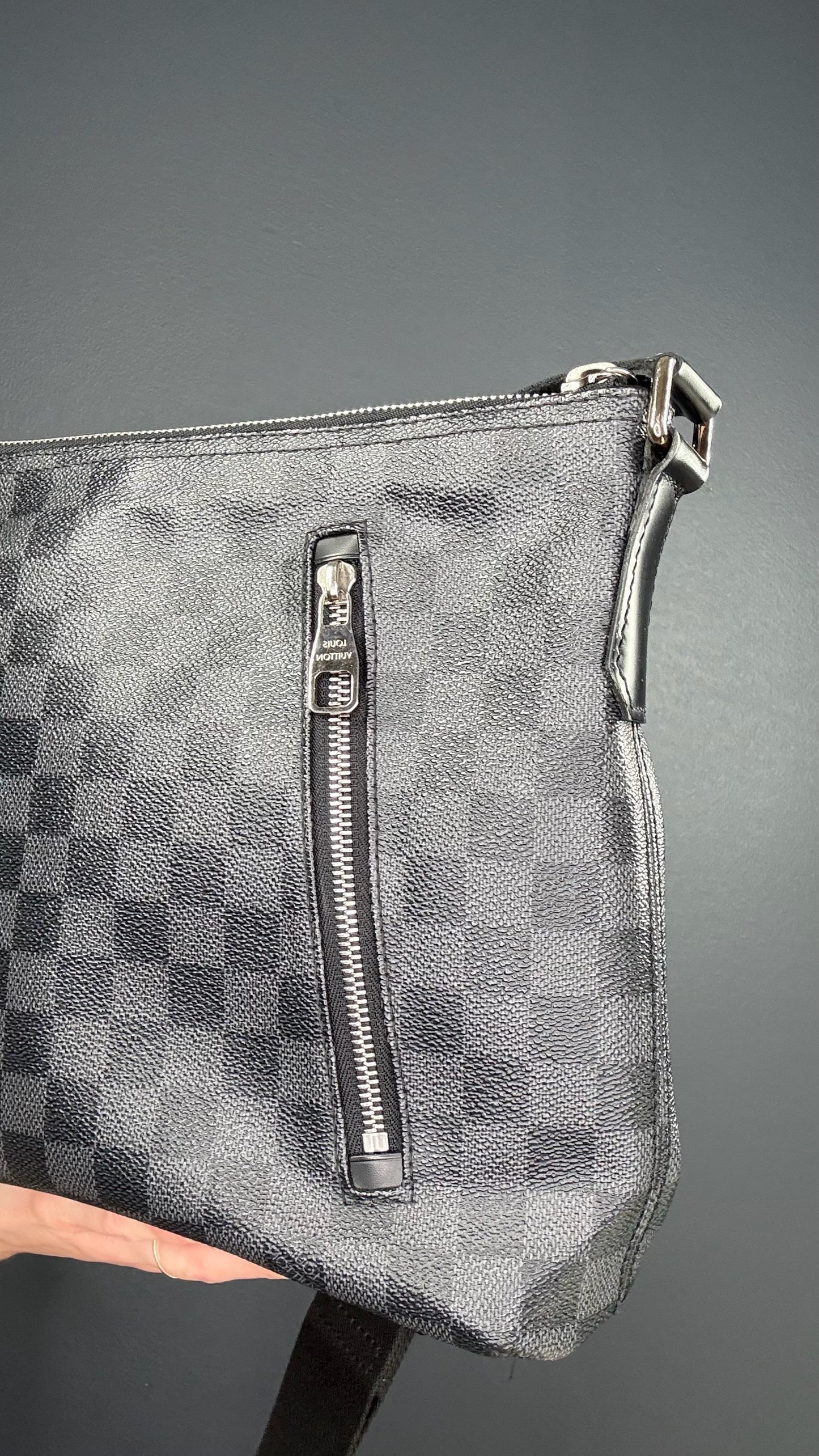 Louis Vuitton Black Messenger Bag