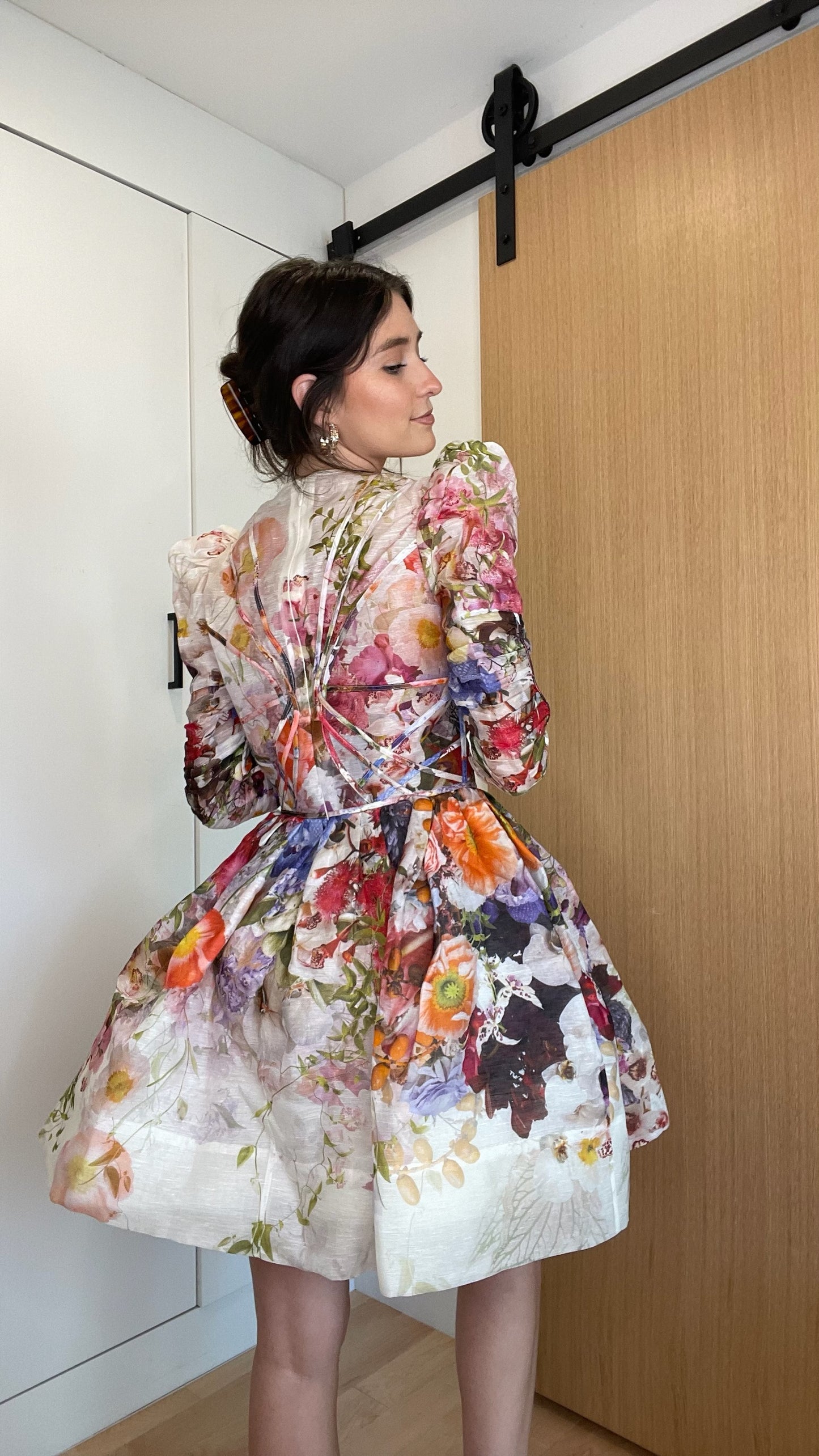 Floral Mini Dress - 0