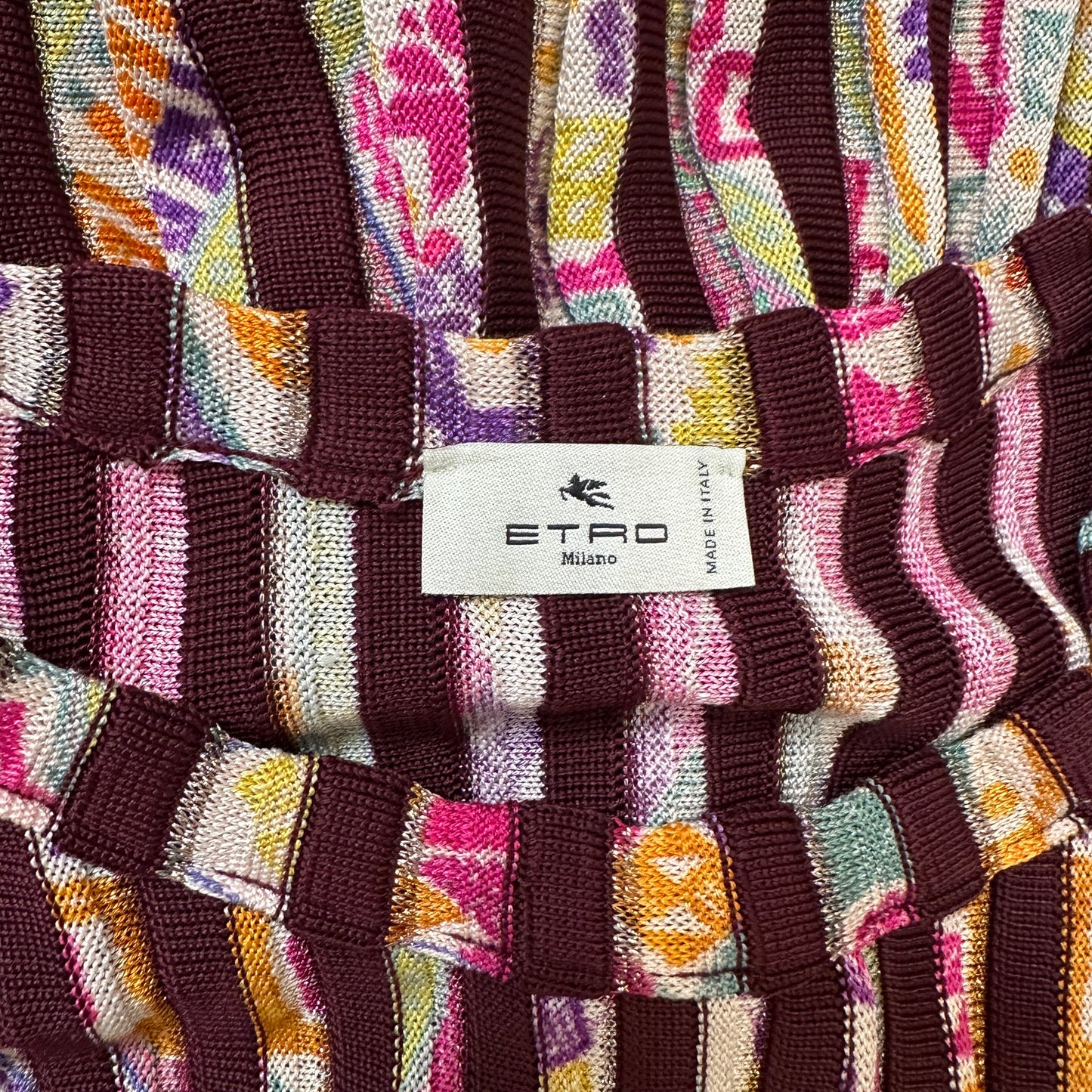 Printed Midi Dress - M