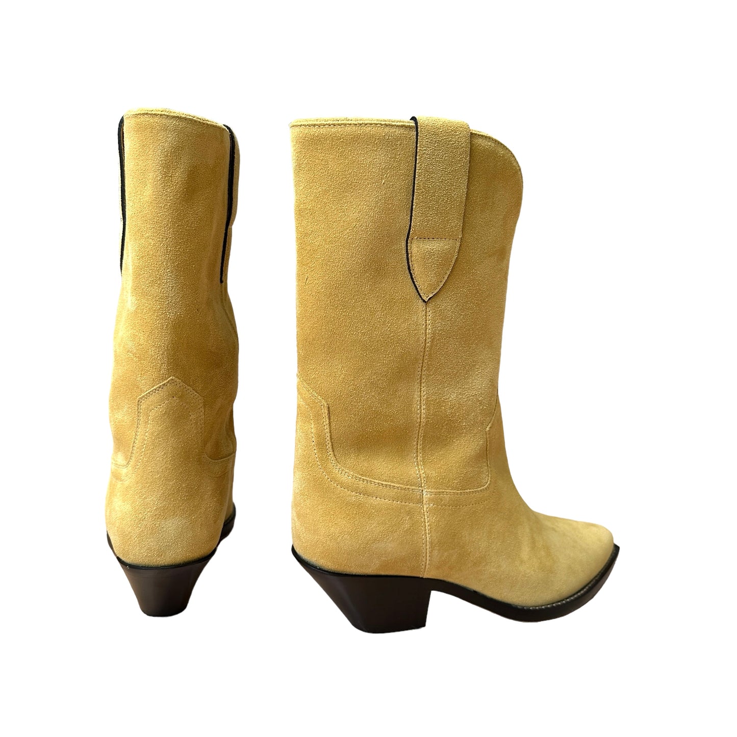 Suede Cowboy Boots - 8