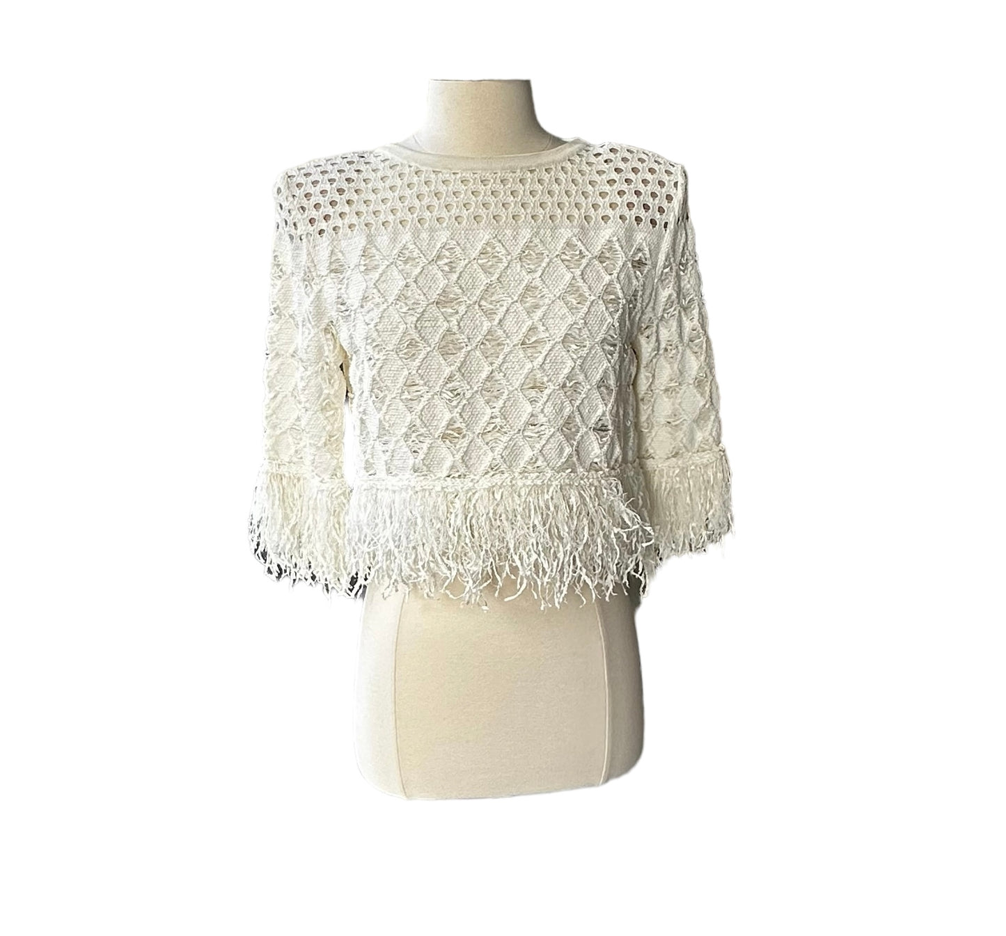 Cream Skirt and Top - S