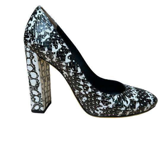 Python Embossed Heels - 7