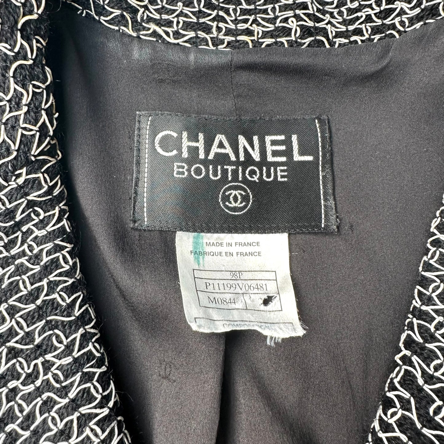 Black & White Blazer - S