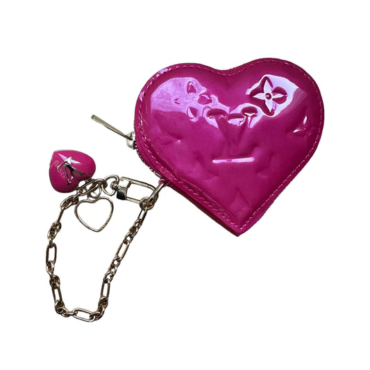 Heart Monogram Wristlet