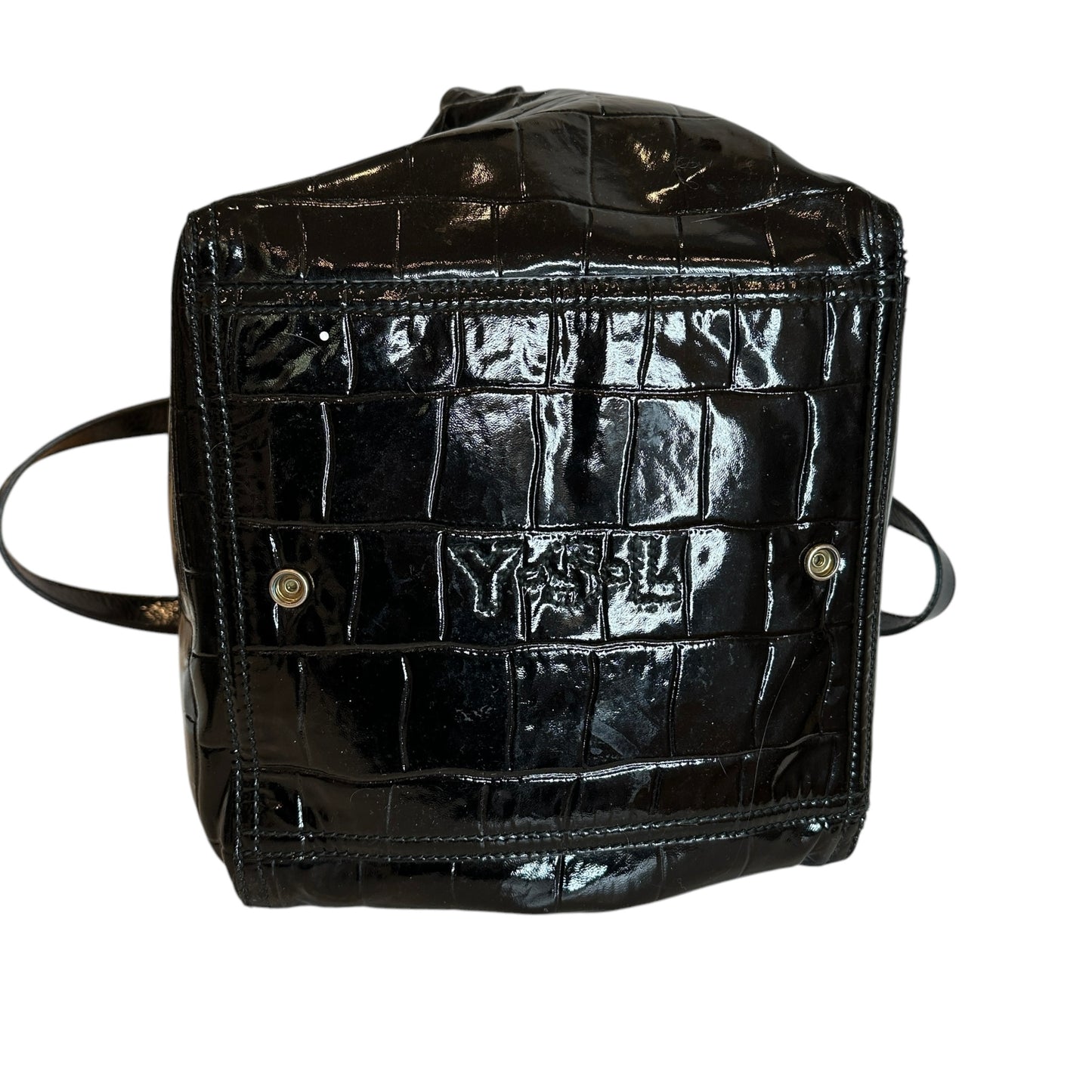 Black Patent Tote