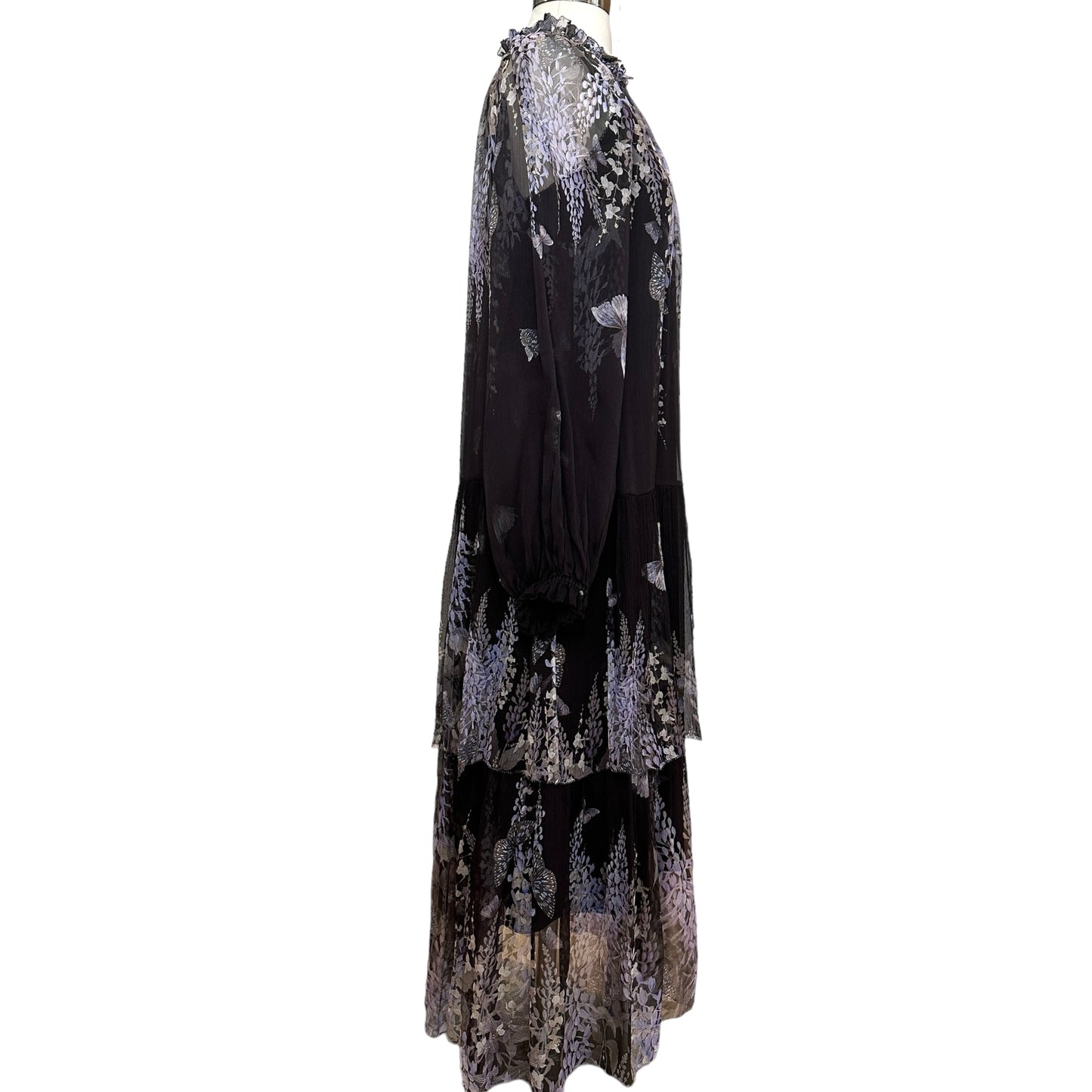 Silk Floral Dress - S/M