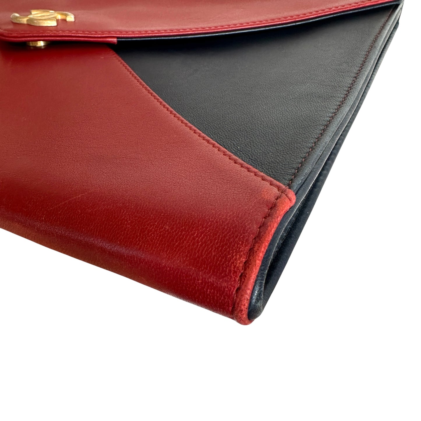 Red & Navy Clutch