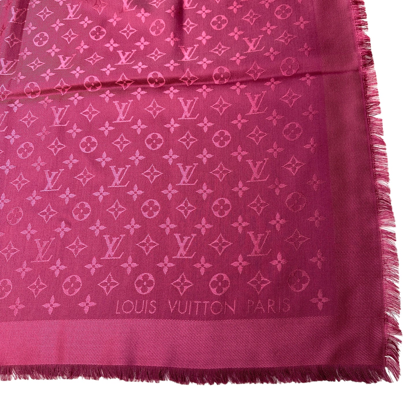 Monogram Silk Shawl