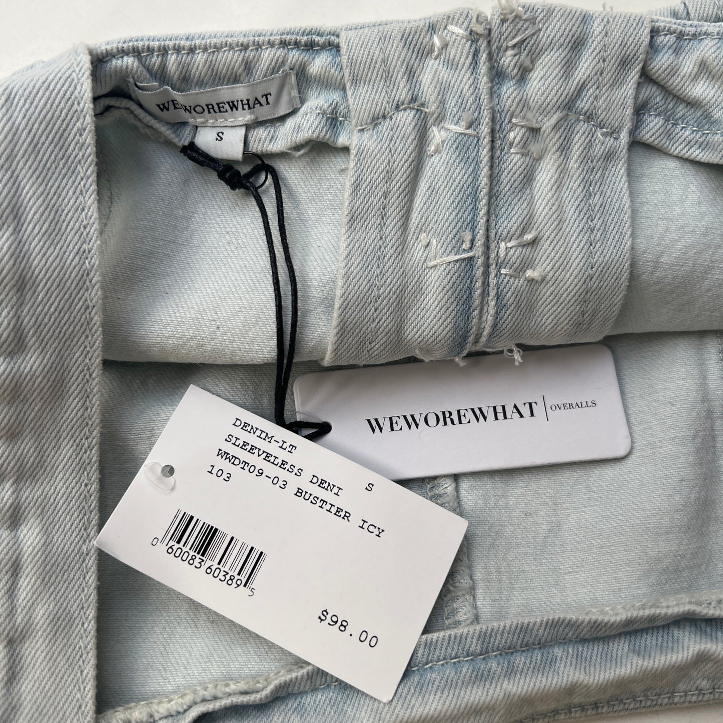 Denim Bralette - S