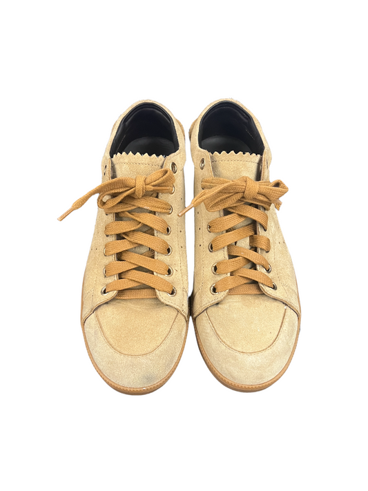 Camel Suede Sneakers - 7.5