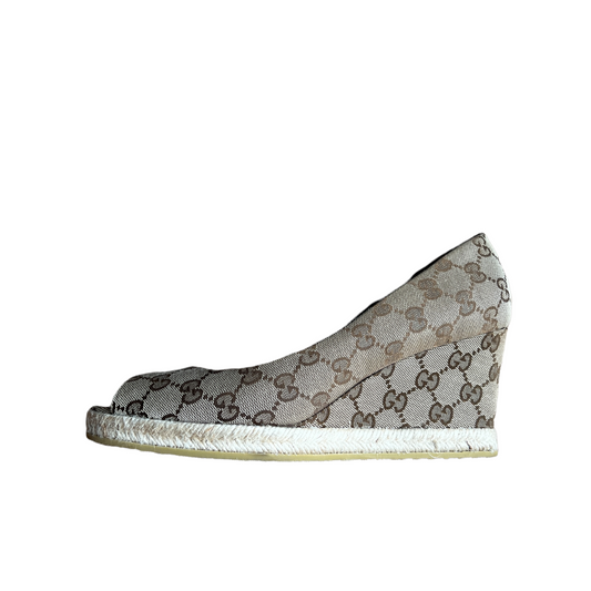 Canvas Wedges - 9.5