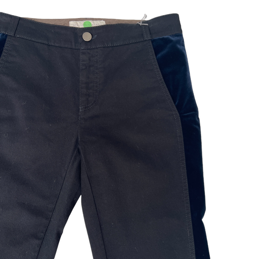 Black Pants with Blue Velvet - 27