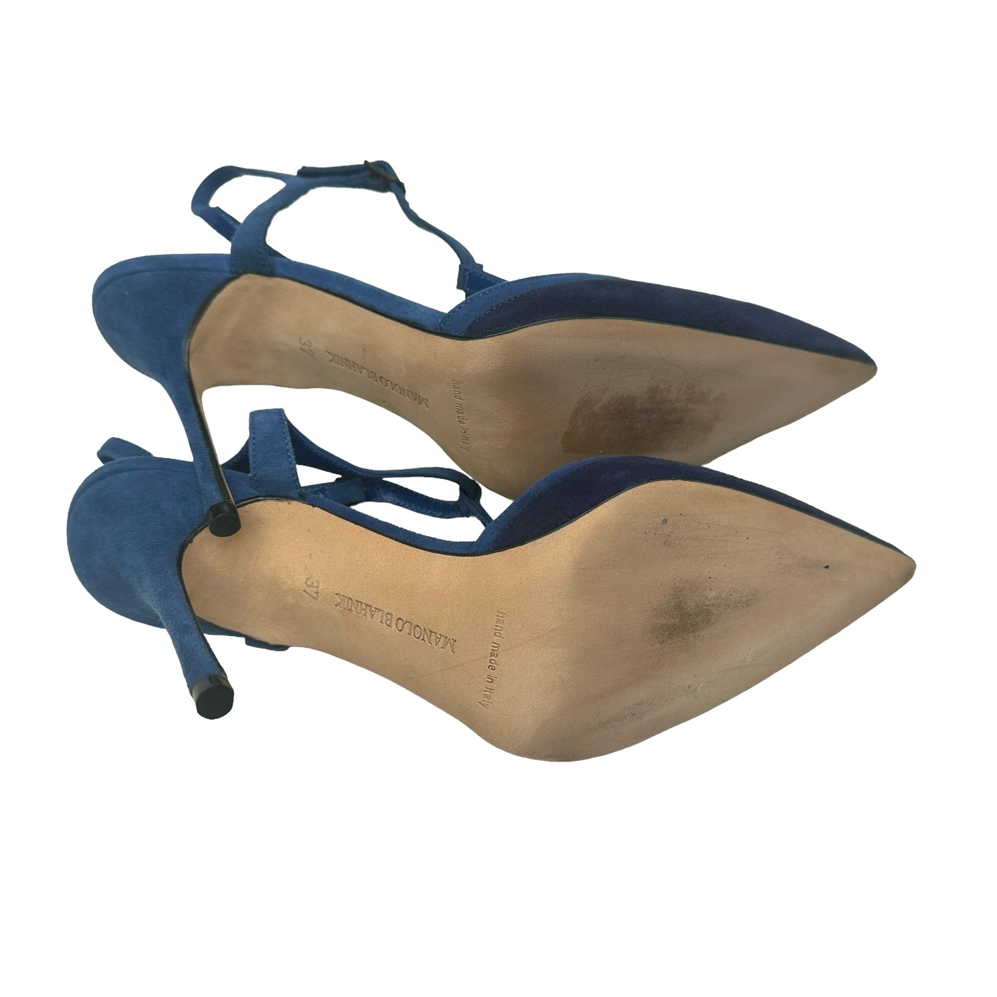 Blue Suede Heels - 7