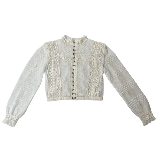 White Lace Top - S