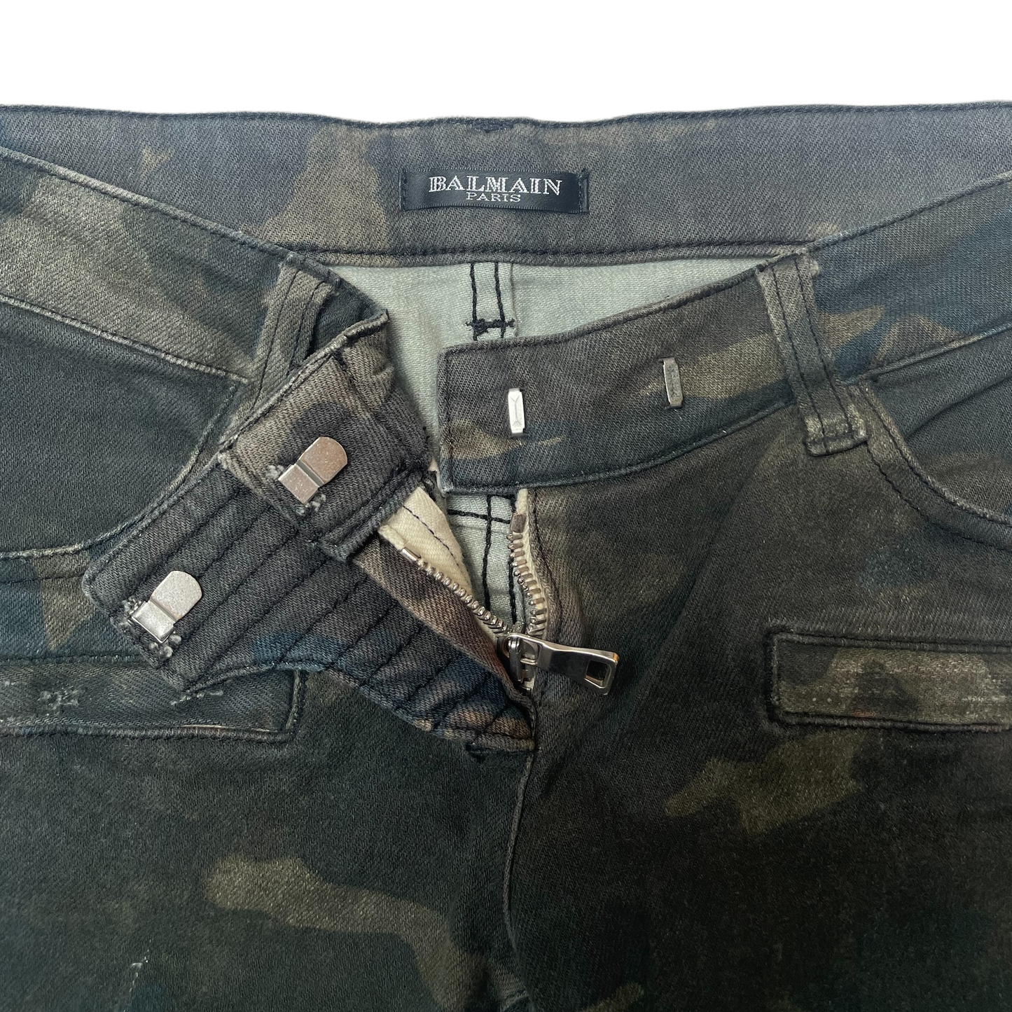 Camouflage Skinny Jeans - XS