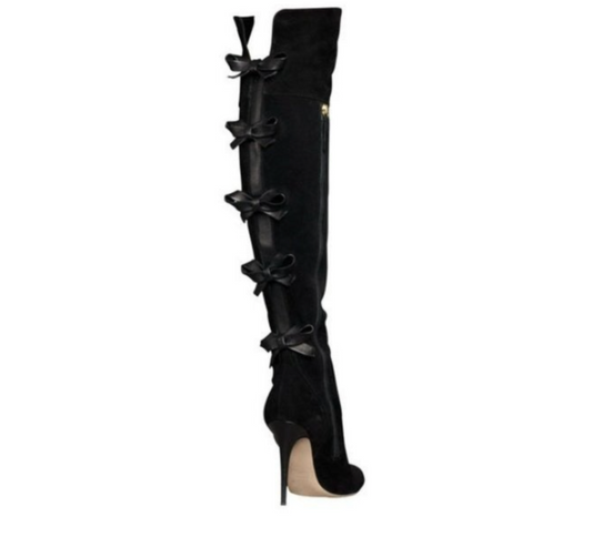 Tall Boots with heels and bows - 8