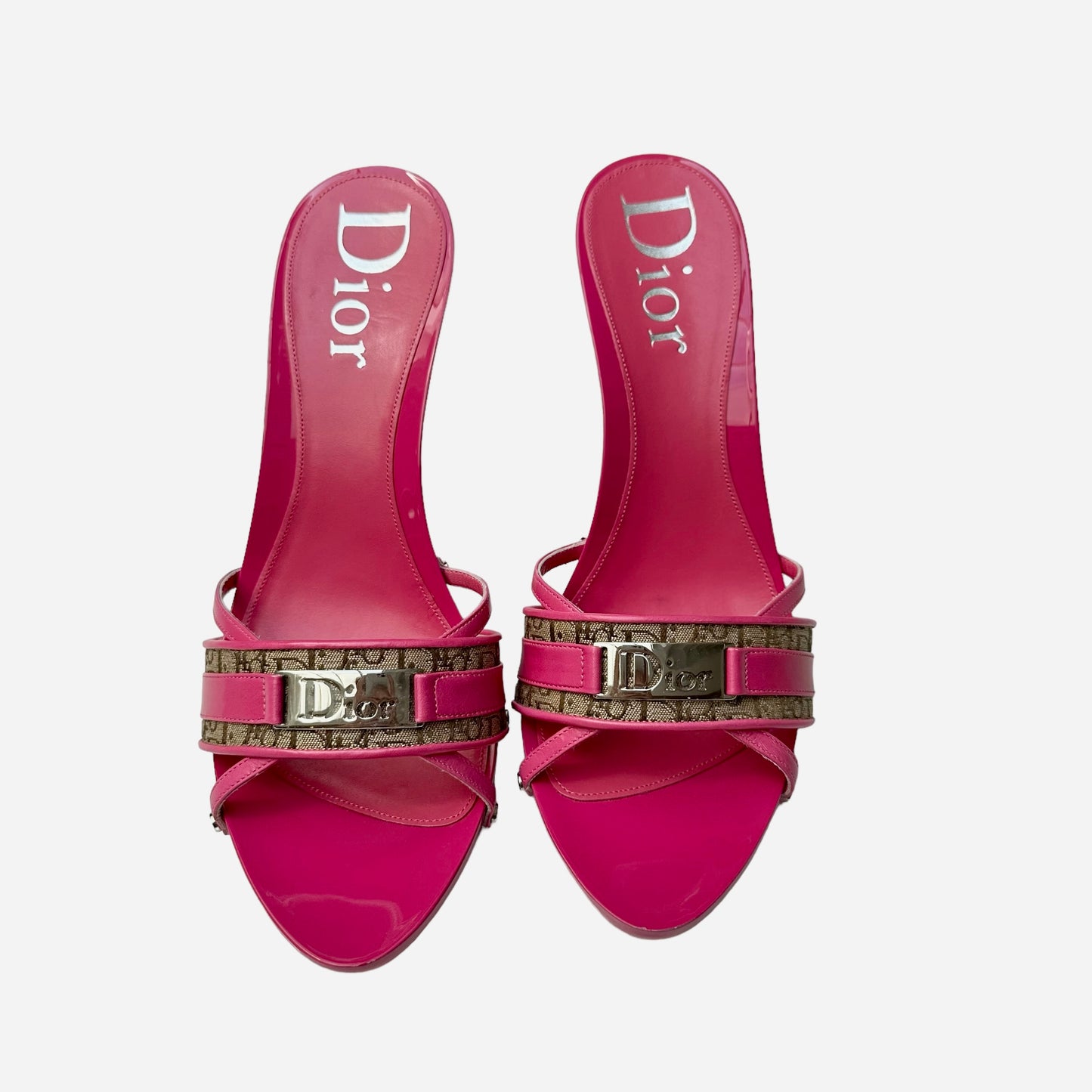 Pink Logo Heels - 10