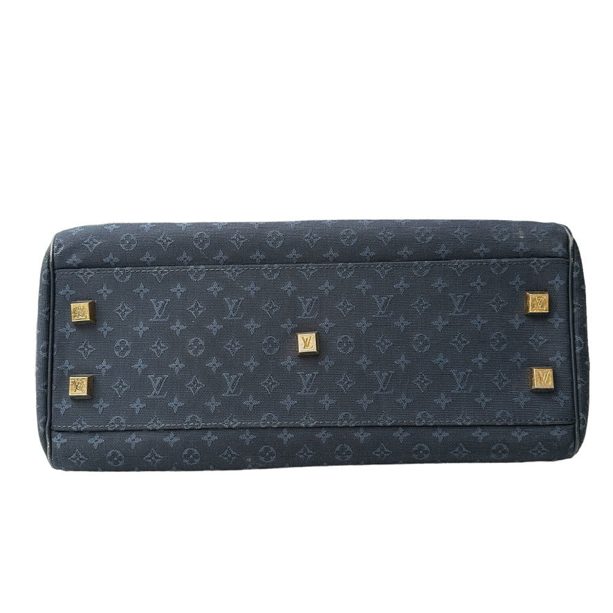 Navy Blue Monogram Bag