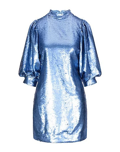 Blue Sequins Dress - S