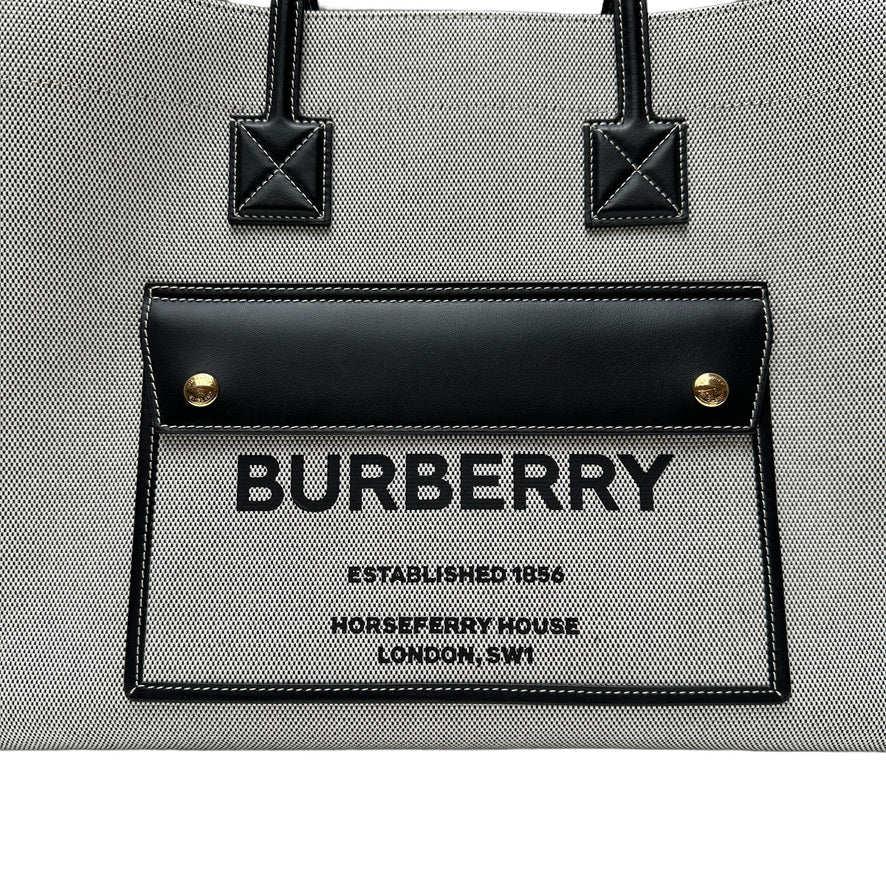 Freya Large Canvas Logo Tote