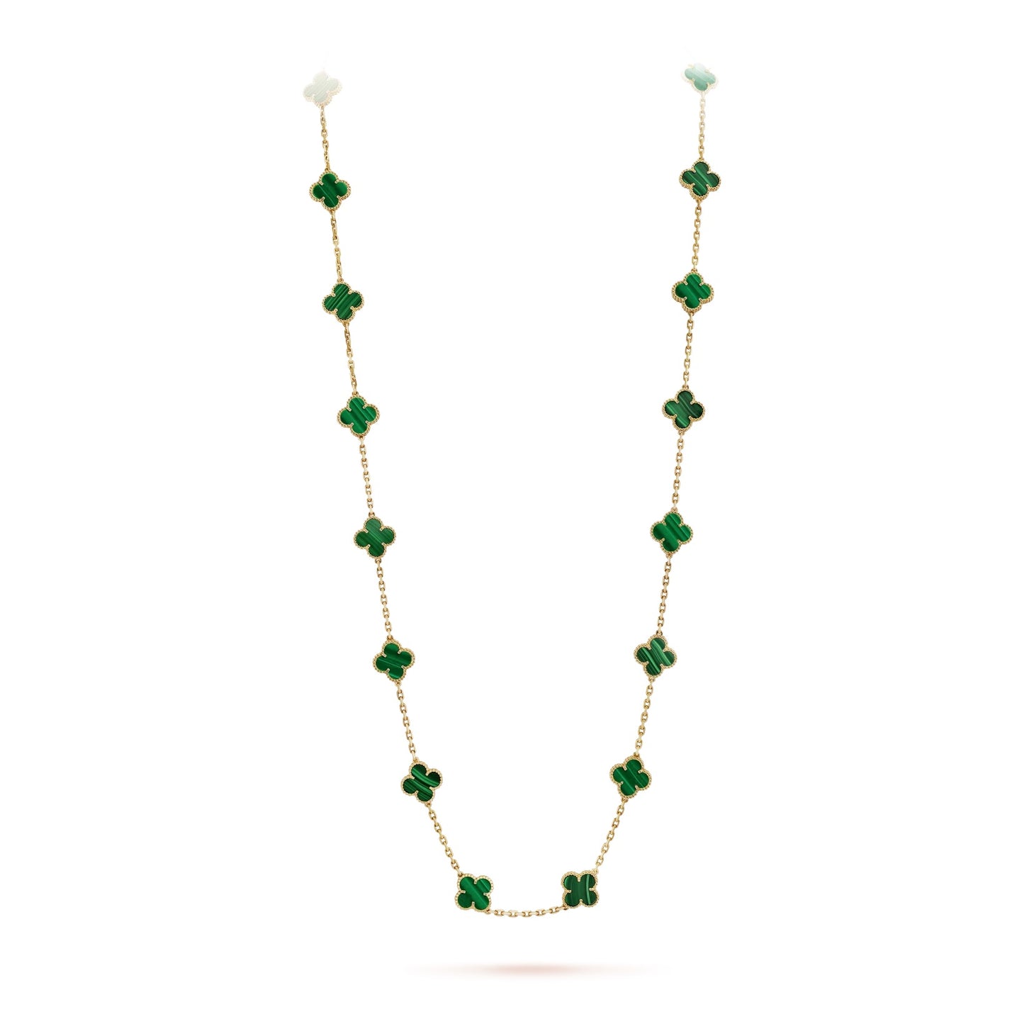 Vintage Alhambra long necklace, 20 motifs