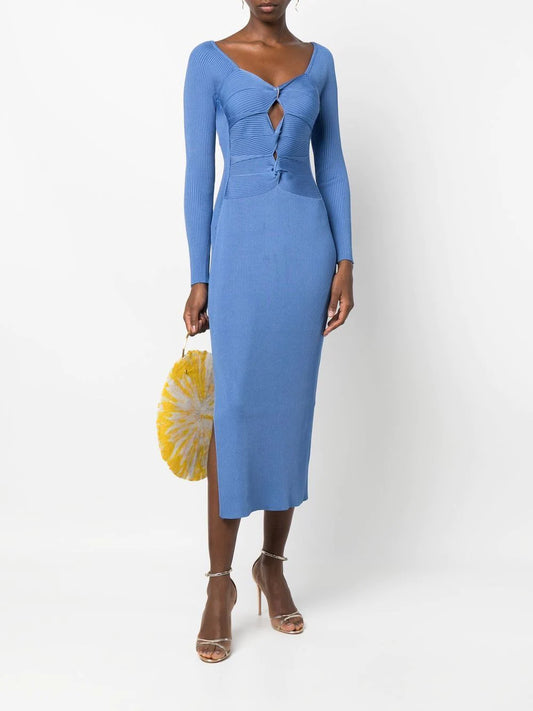 Blue Long Dress - L