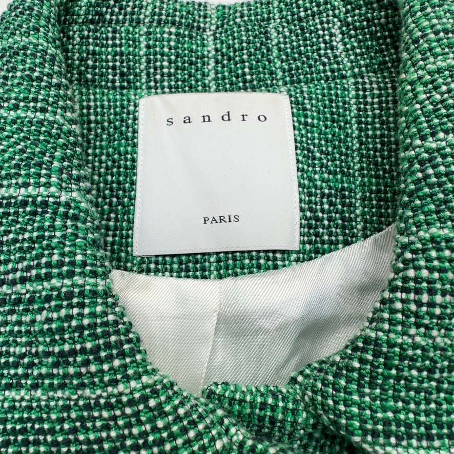 Green Tweed Blazer - S