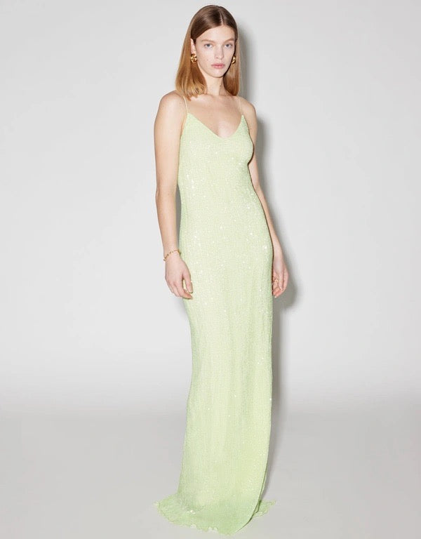 Sequins Long Dress - S