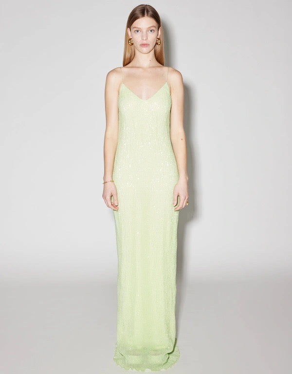 Sequins Long Dress - S
