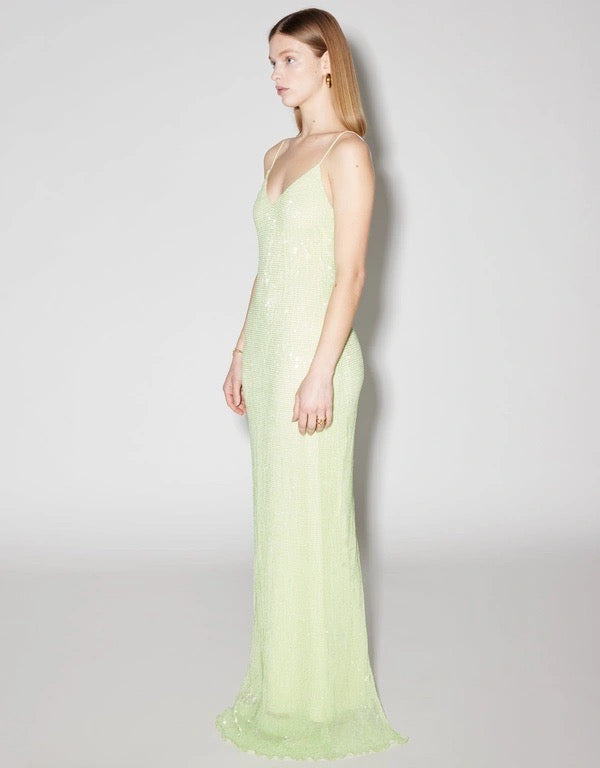 Sequins Long Dress - S