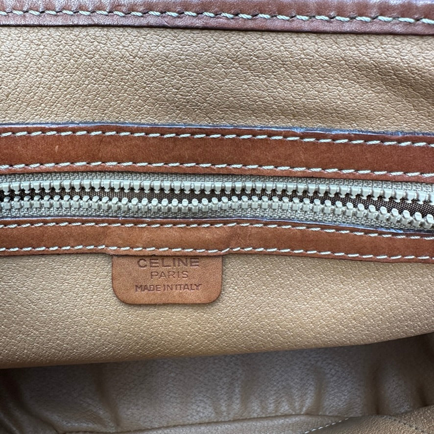 Vintage Triomphe Brown Canvas Bag