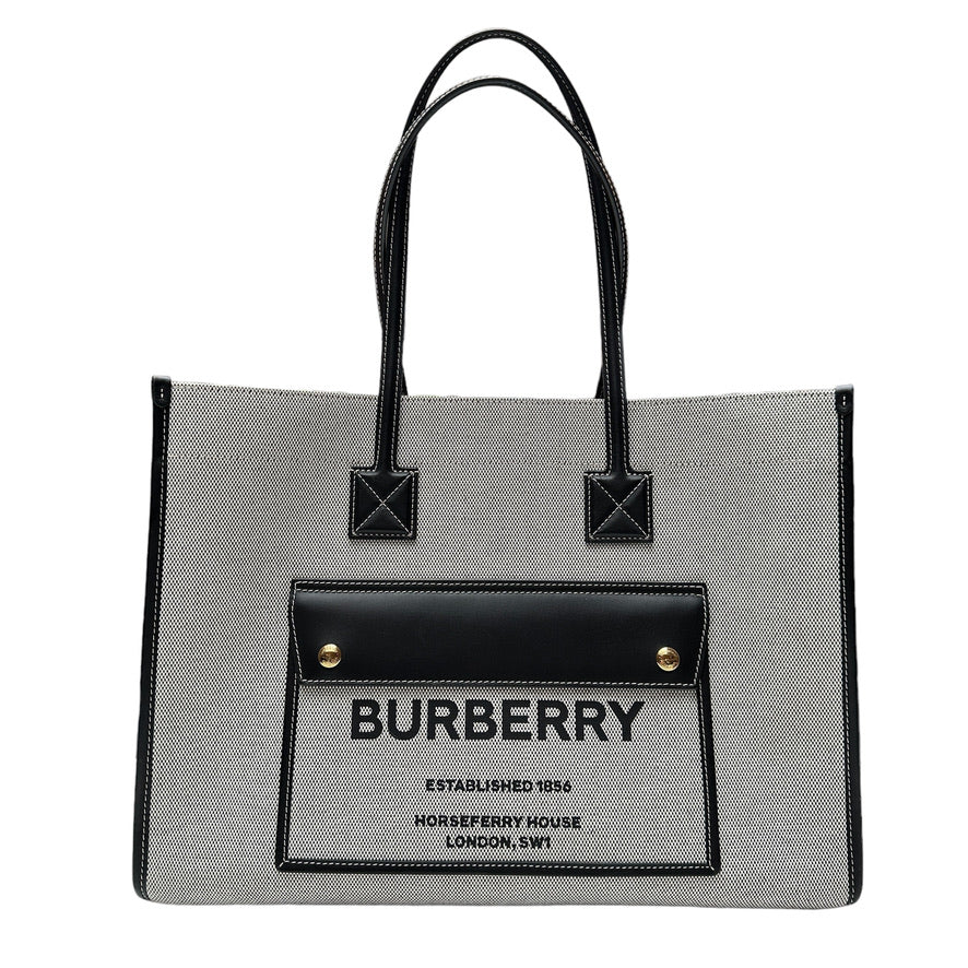Freya Large Canvas Logo Tote