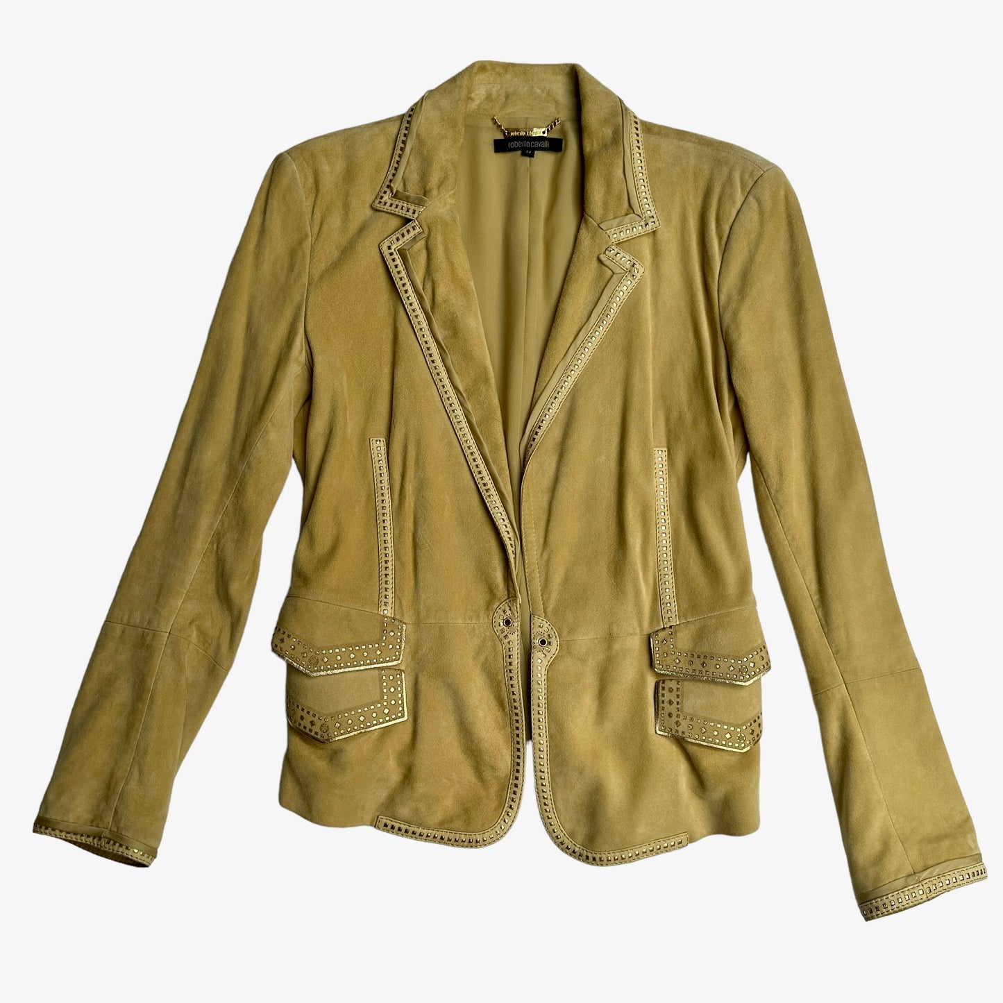 Vintage Suede Leather Jacket - L