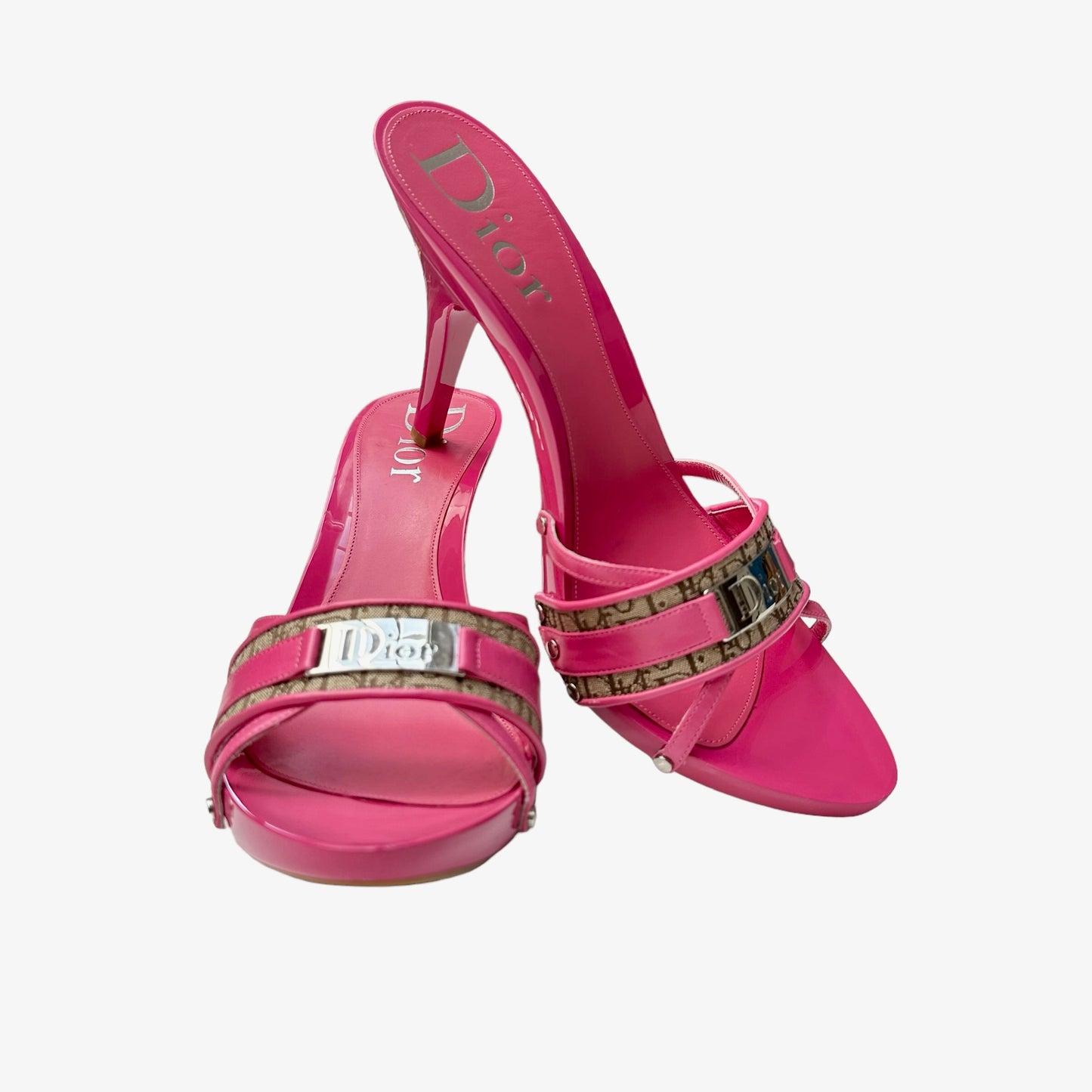 Pink Logo Heels - 10