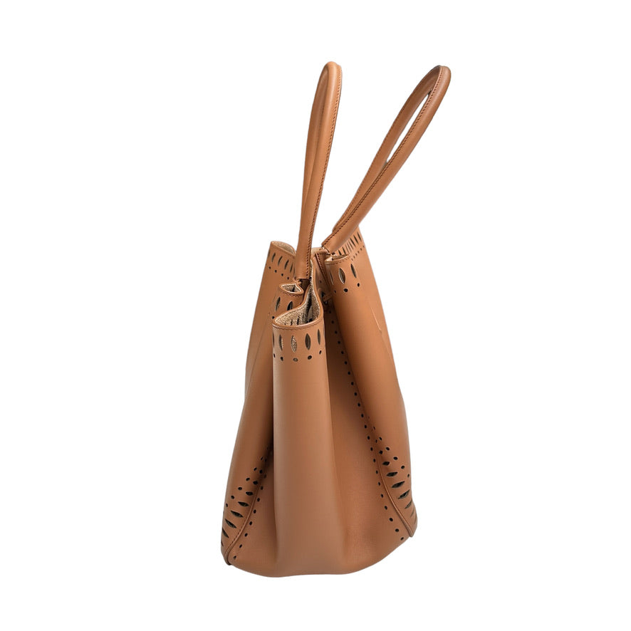 Brown Leather Tote