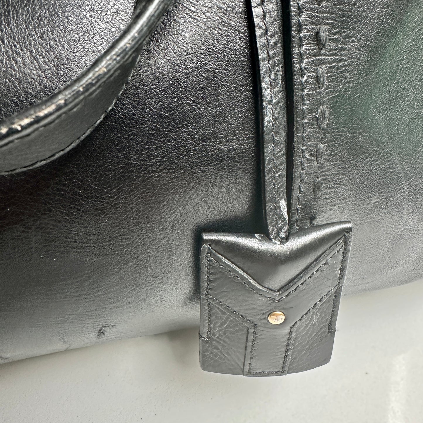 Oversized Leather Muse Tote