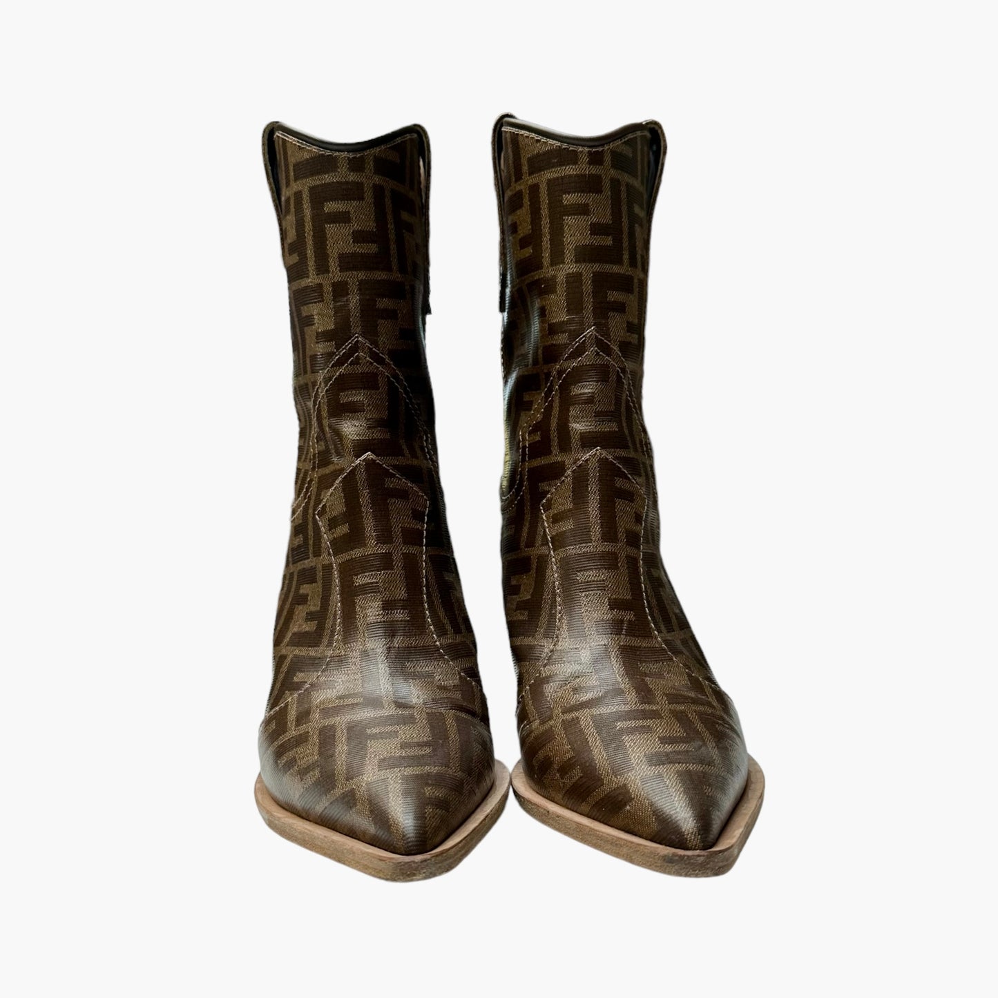 Logo Cowgirl Boots - 10