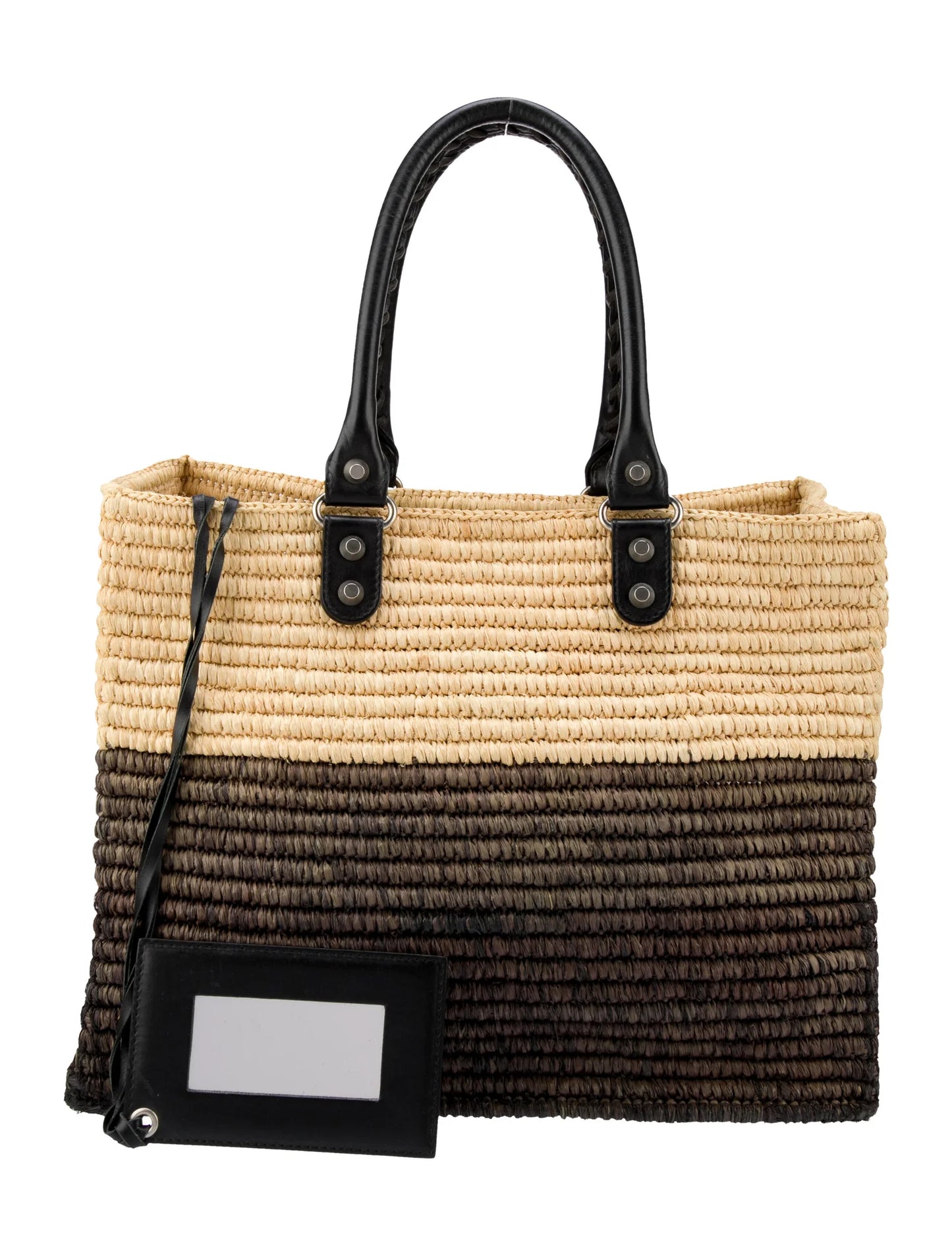 Square Raffia City Basket