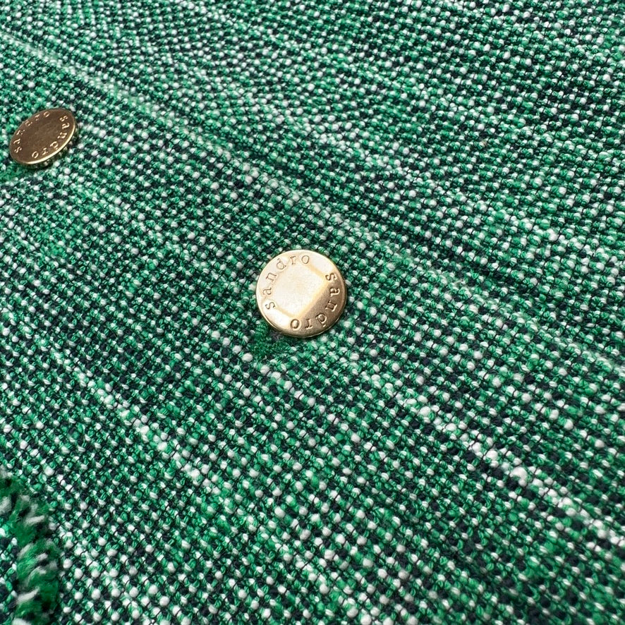 Green Tweed Blazer - S