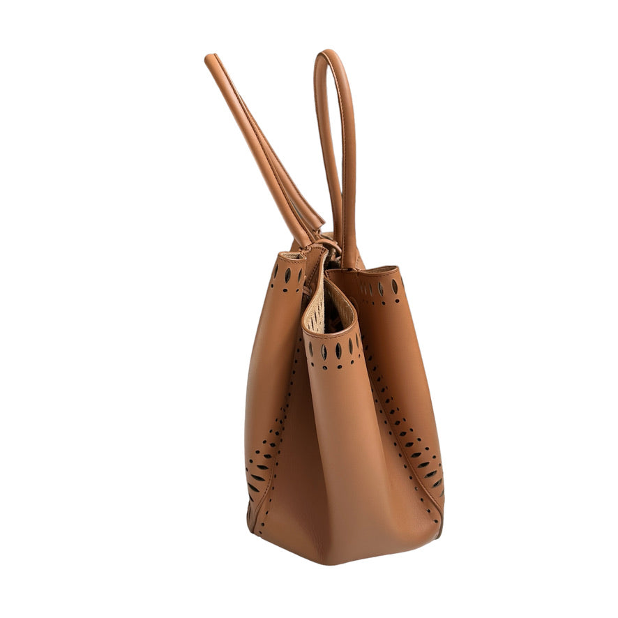 Brown Leather Tote