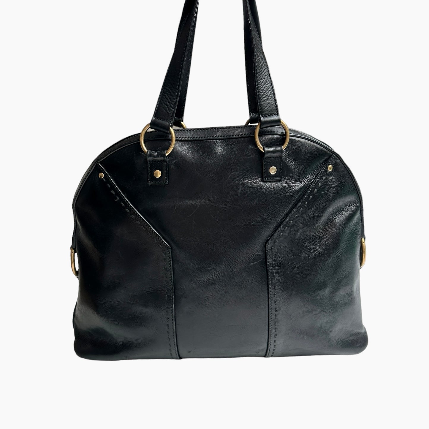 Oversized Leather Muse Tote