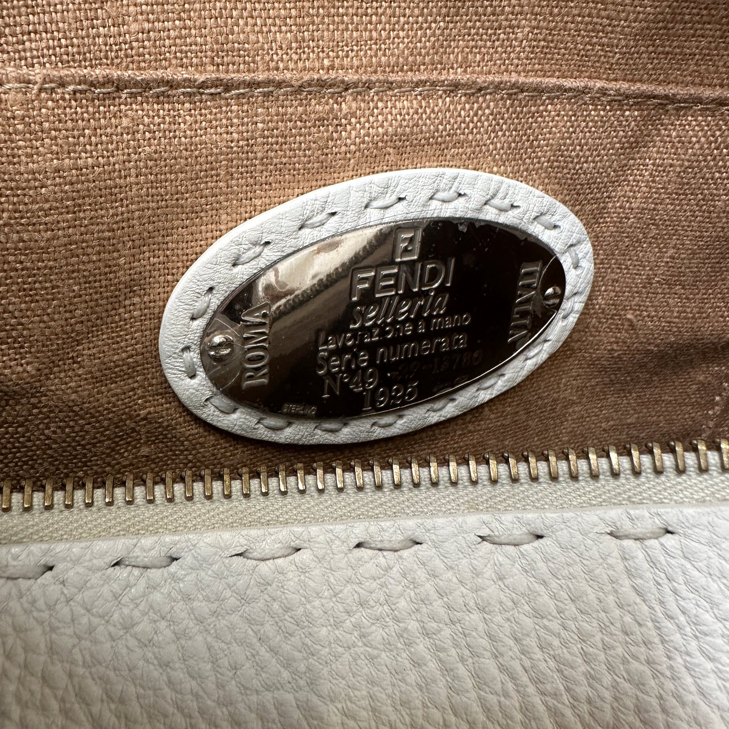 White Boston Selleria Bag