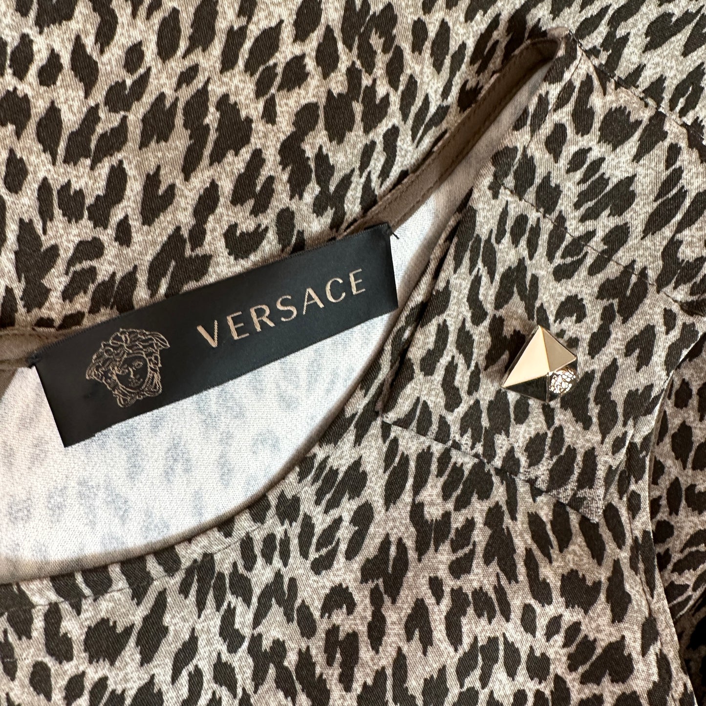 Leopard Print Dress - L