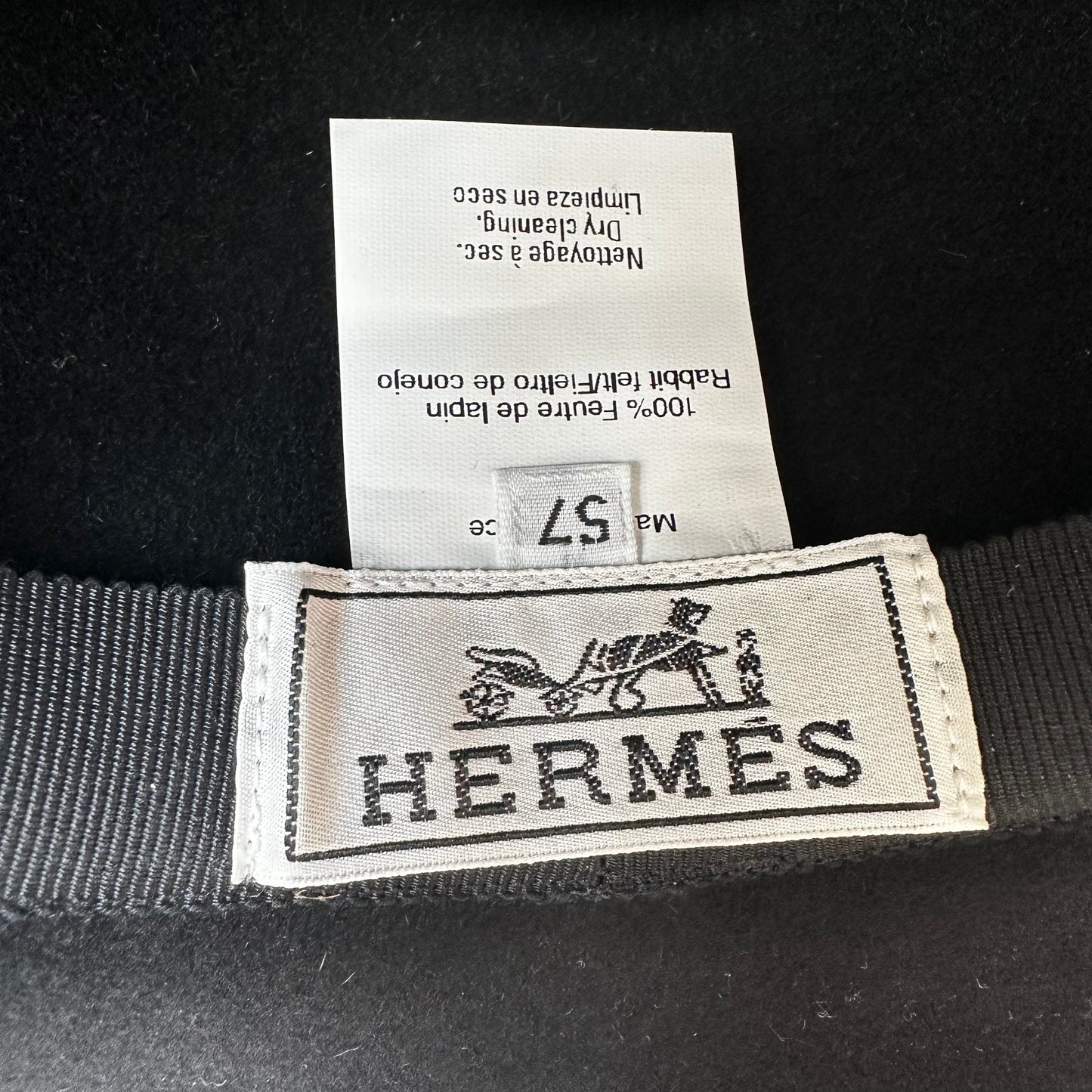 Black Felt Hat - 57