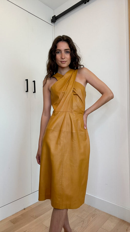 Lambskin Leather Dress - S/M