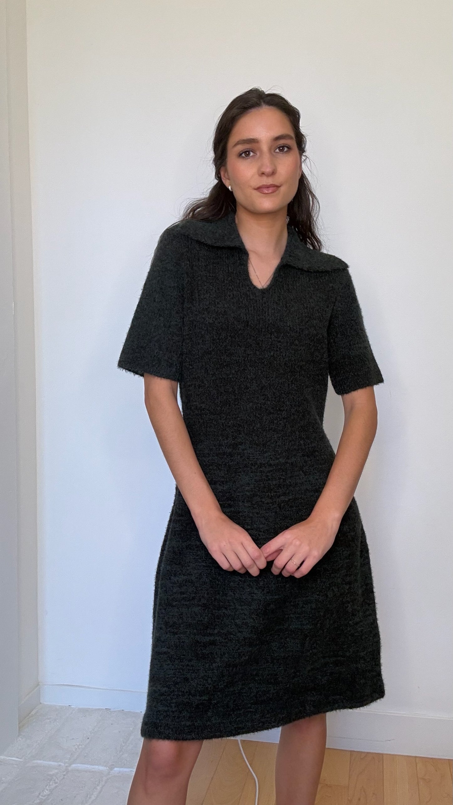 Green Sweater Dress NWT - M/L