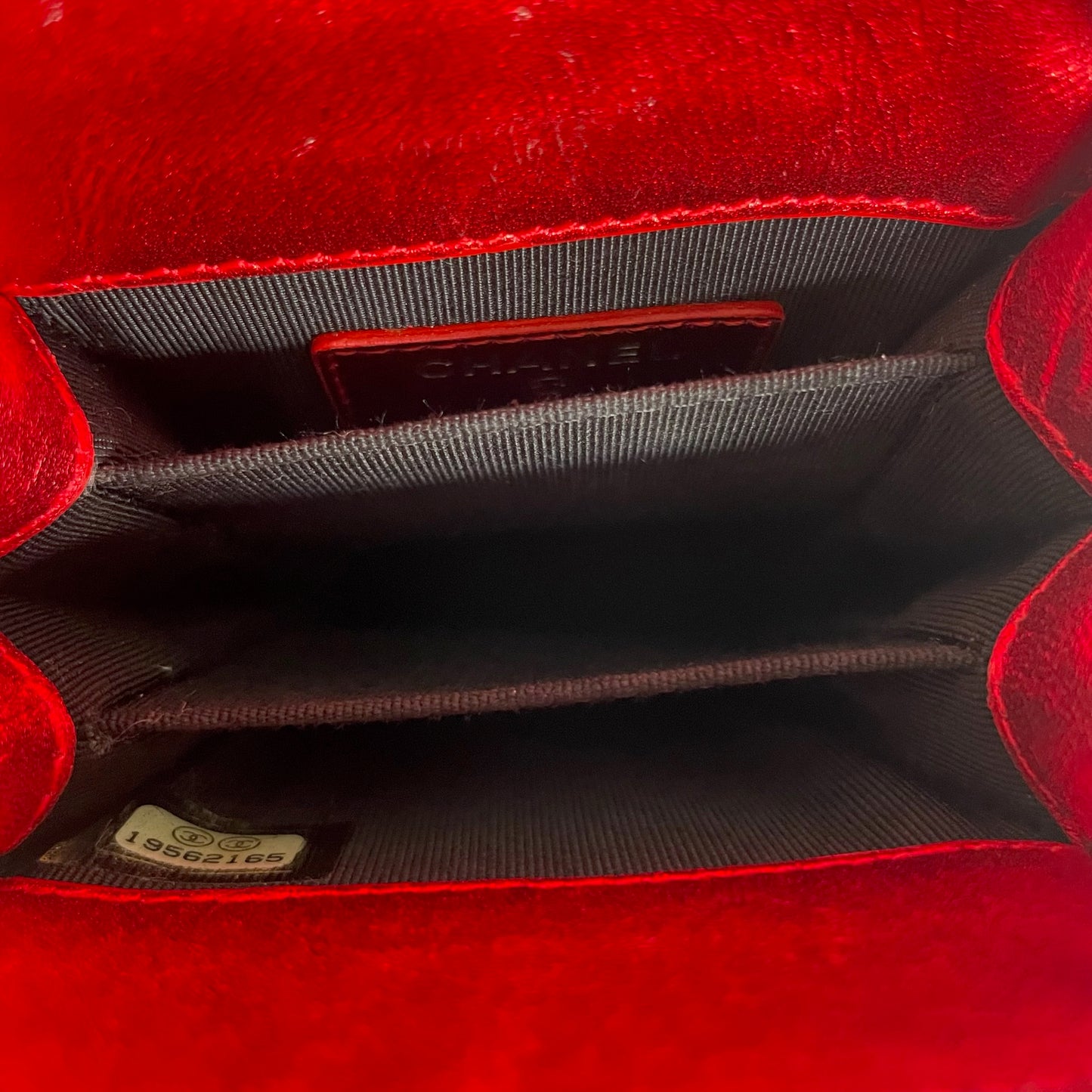 Lipstick Red Patent Phone Bag