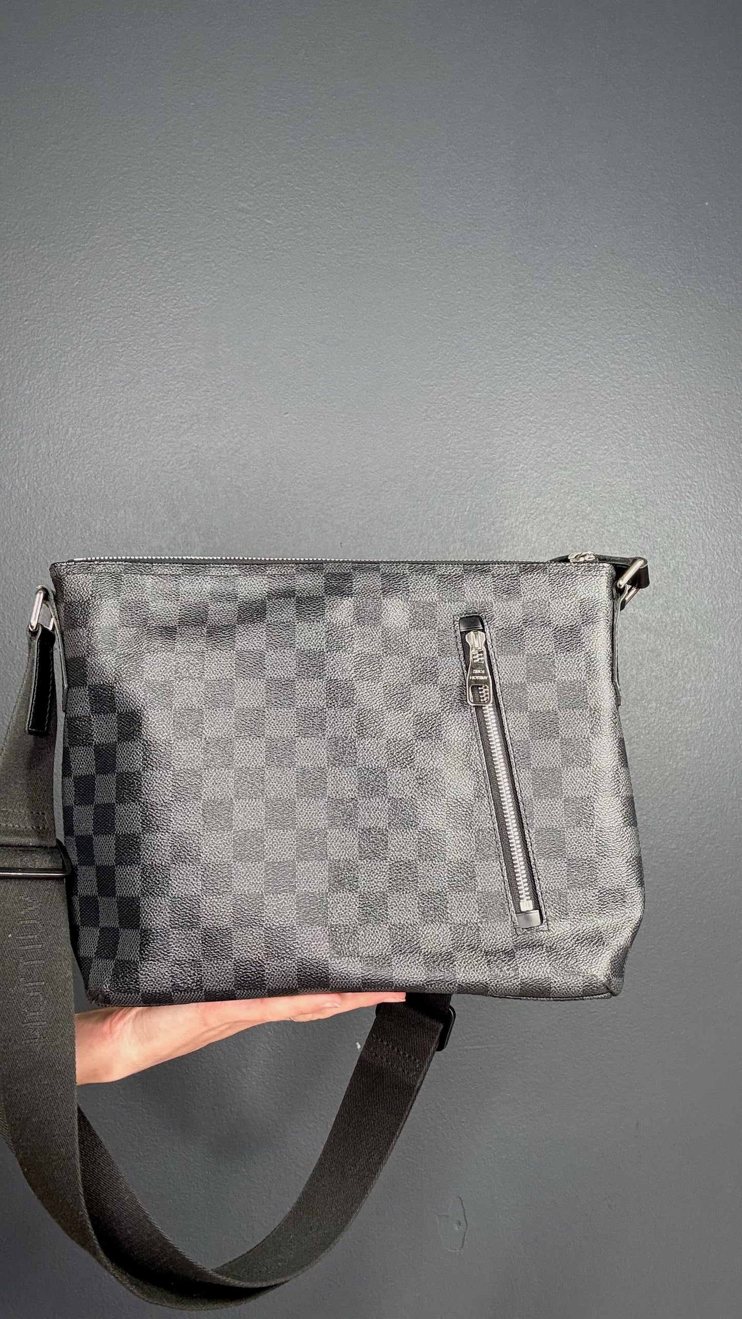 Louis Vuitton Black Messenger Bag