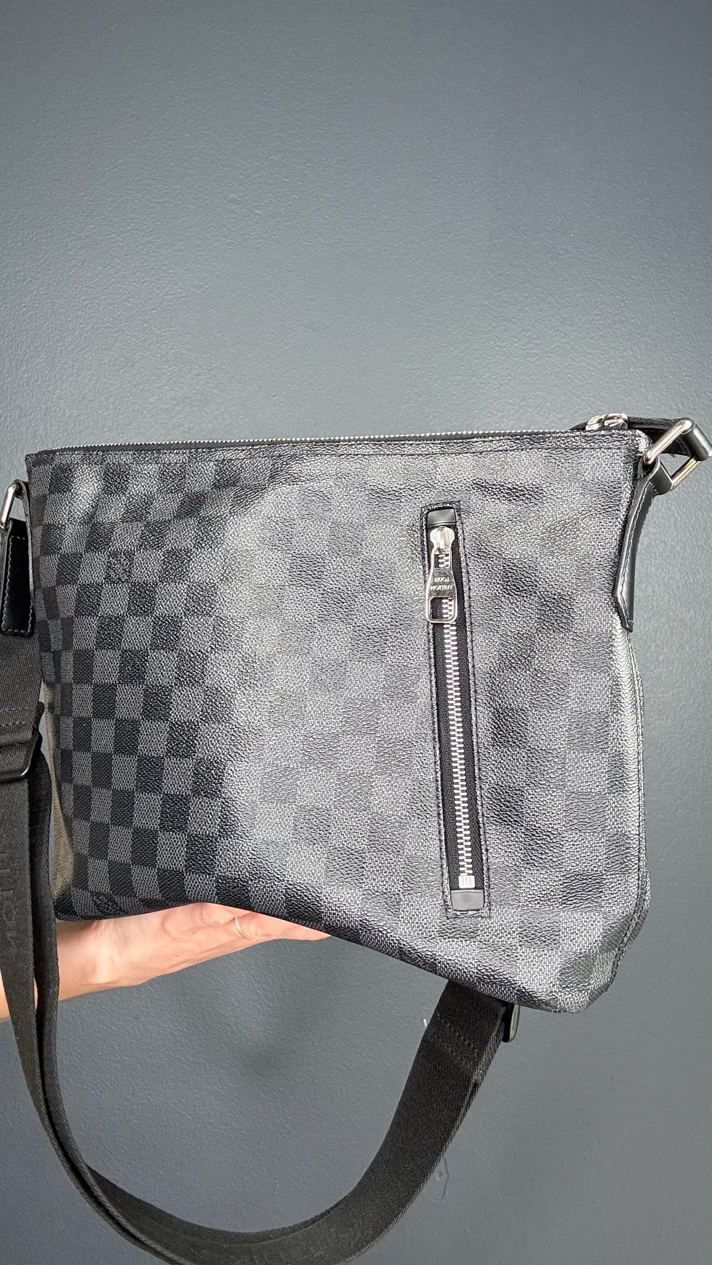 Louis Vuitton Black Messenger Bag
